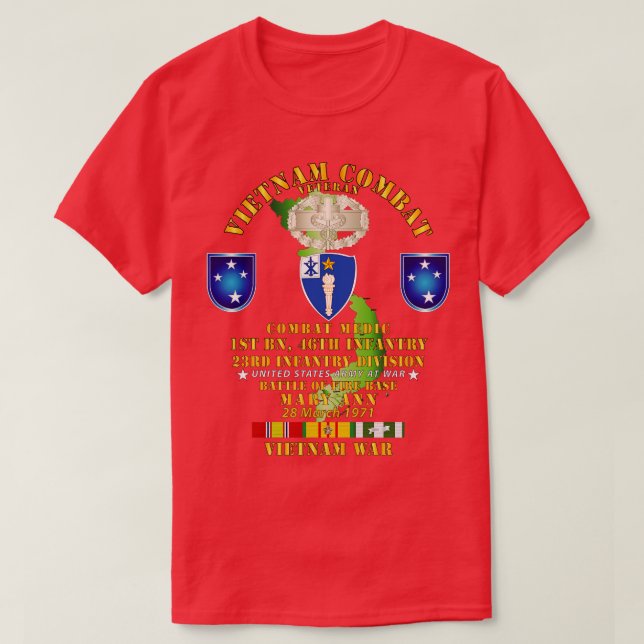 Kampf um FSB Mary Ann Combat Medic 1. Bn 46. I T-Shirt (Design vorne)