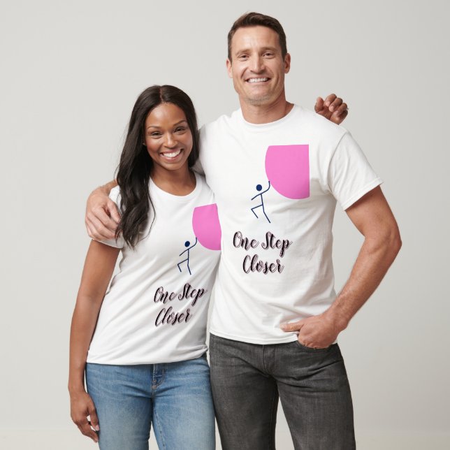 Kampf um Minimalistisches Strichmännchen T-Shirt (Unisex)