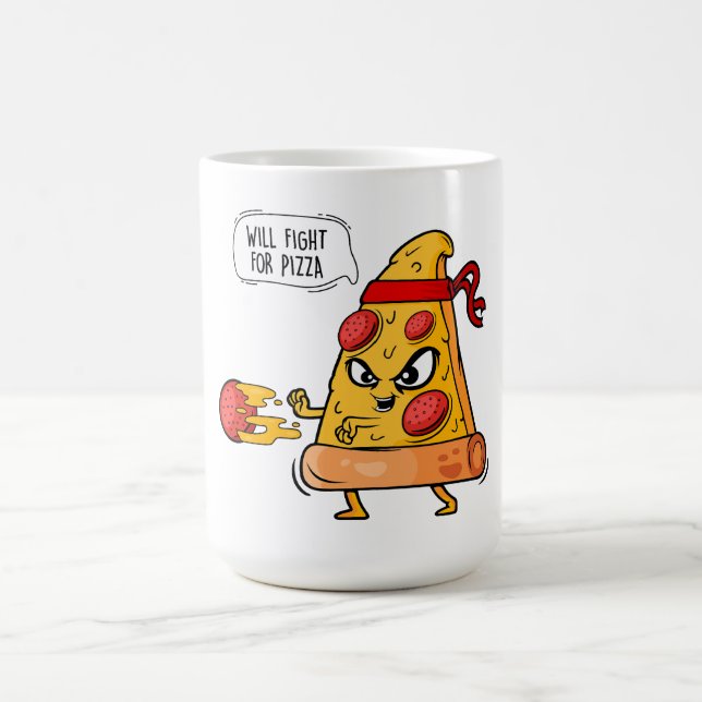 Kampf um Pizza Kaffeetasse (Mittel)