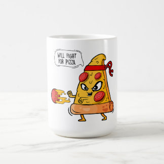 Kampf um Pizza Kaffeetasse