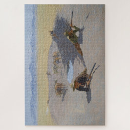 Kampf um Waterhole Puzzle