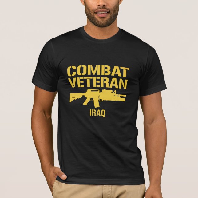 KAMPF-VETERAN DER IRAK T-Shirt (Vorderseite)