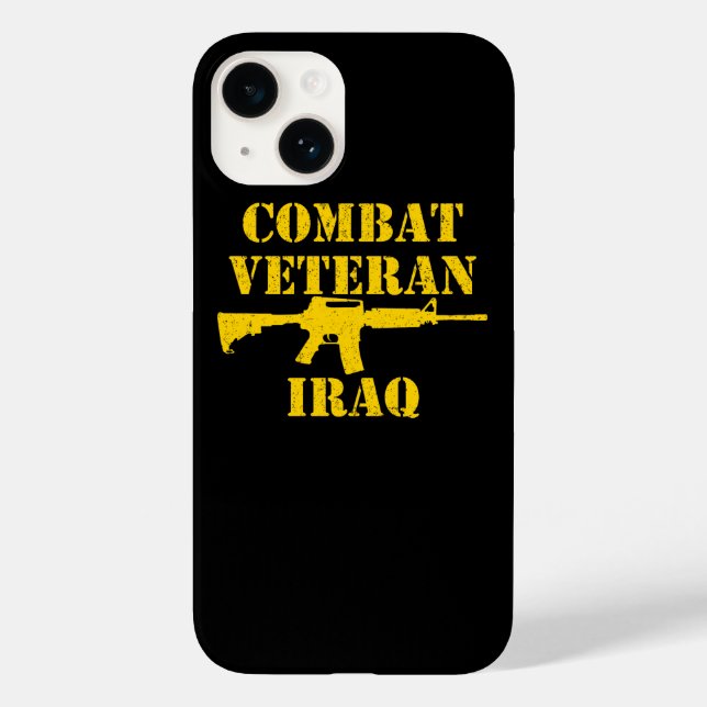 Kampf Veteran Irak Proud Militär Case-Mate iPhone Hülle (Rückseite)