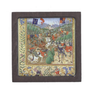 Kampf von Agincourt, am 25. Oktober 1415 (w/c auf Schachtel