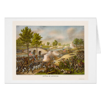 Kampf von Antietam General McClellan 1862 zeigend