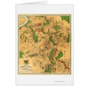 Kampf von Antietam - ziviler Kriegs-panoramische