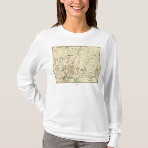 Kampf von Antietam - ziviler Kriegs-panoramische T-Shirt