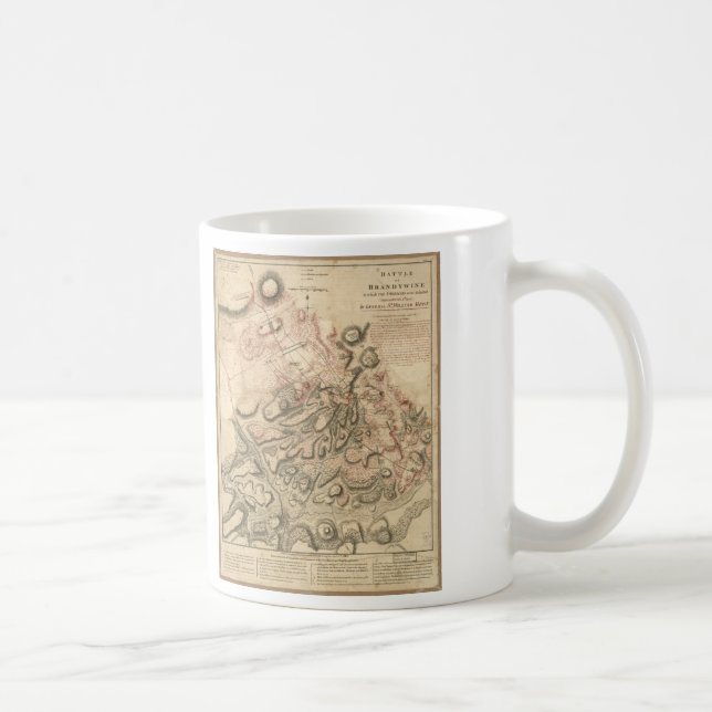 Kampf von Brandywine amerikanische Kaffeetasse (Rechts)
