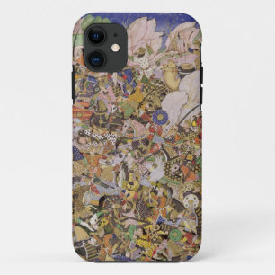Kampf von Bundi, vom Akbarnama, c.1590 (gouac Case-Mate iPhone Hülle