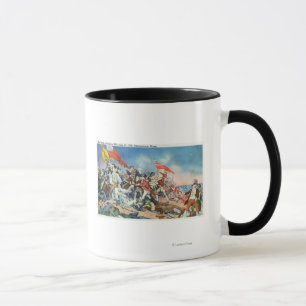 Kampf von Bunker Hill-Szene - Charlestown, MA Tasse