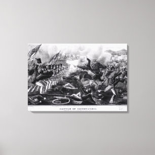 Kampf von Churubusco Leinwanddruck