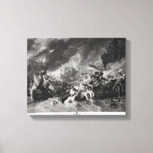 Kampf von Den Haag, am 29. Mai 1692 Leinwanddruck