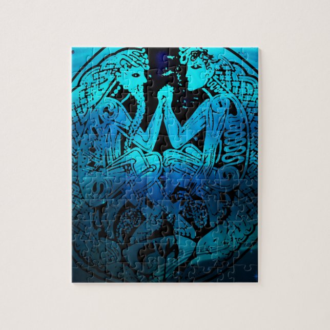 Kampf von gutem gegen Übel Puzzle (Vertikal)