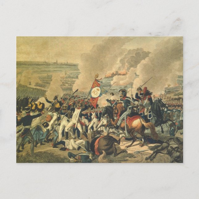 Kampf von Leipzig Postkarte (Vorderseite)