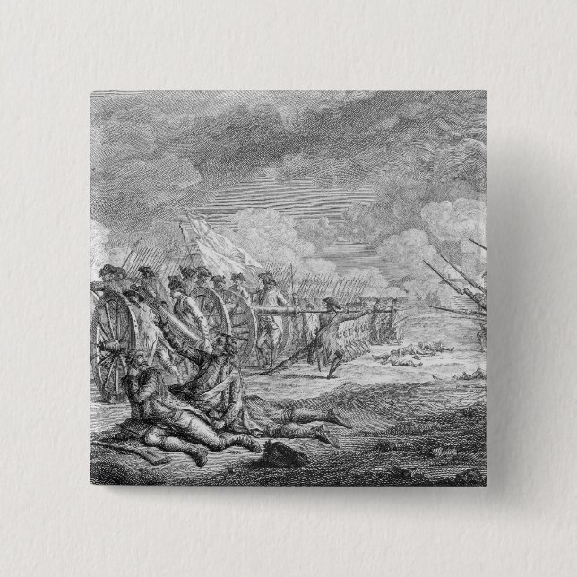 Kampf von Lexington, von 'Recueil d'Estampes Button (Vorderseite)