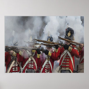 Kampf von New Orleans, britische Linie Poster