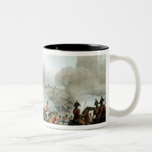 Kampf von Salamanca, geätzt von J. Clarke Zweifarbige Tasse