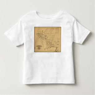 Kampf von Shiloh - ziviler Kriegs-panoramische Kleinkind T-shirt