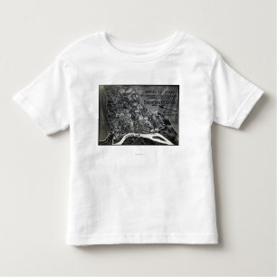 Kampf von Shiloh - ziviler Kriegs-panoramische Kleinkind T-shirt