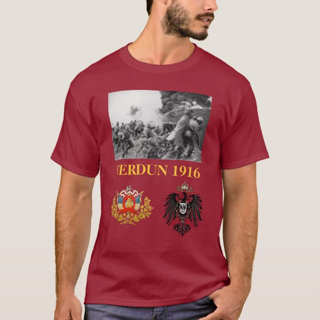 Kampf von Verdun 1916 T-Shirt (Vorderseite)
