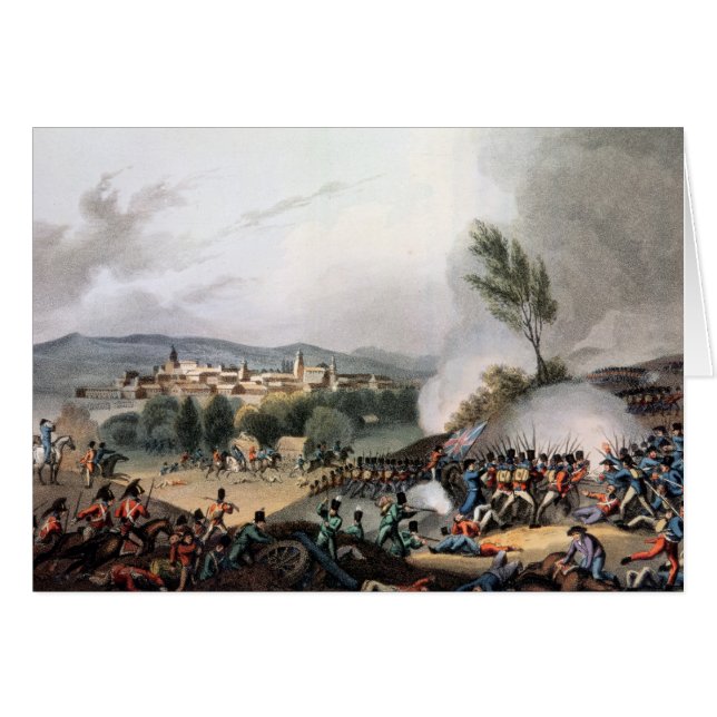 Kampf von Vittoria, geätzt von I. Clark (Vorderseite (Horizontal))