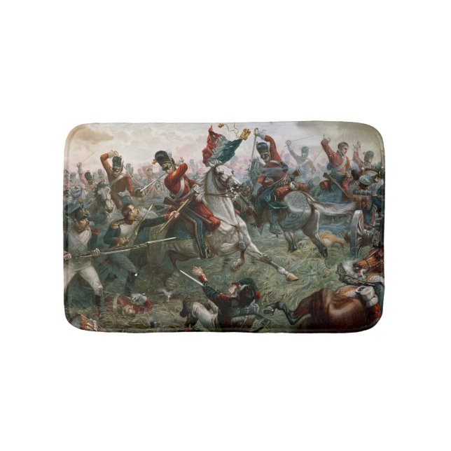 Kampf von Waterloo 1898 am 18. Juni 1815 (Farbe L Badematte (Vorderseite)