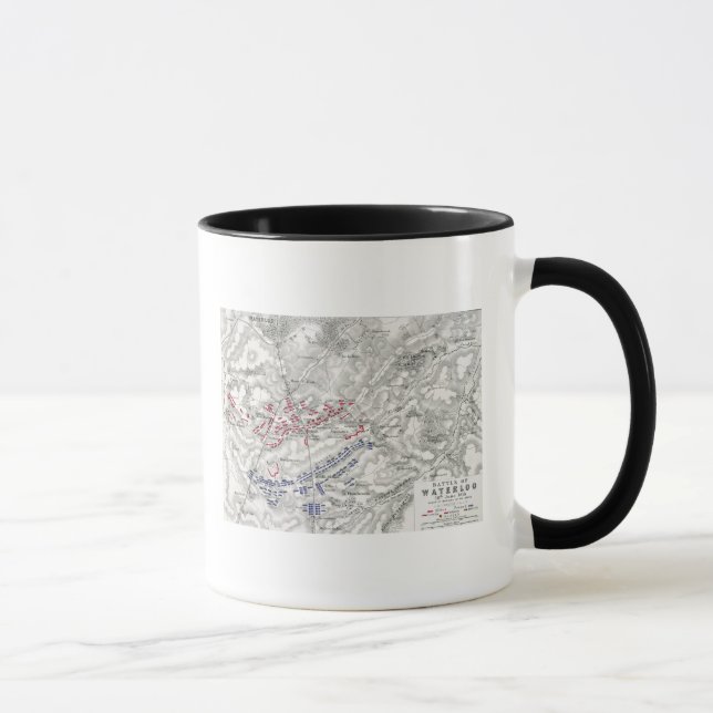 Kampf von Waterloo am 18. Juni 1815 Blatt 1. Tasse (Rechts)