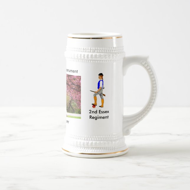 Kampf von zweitem Fluss Stein Bierglas (Rechts)