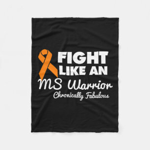 Kampf wie ein Frau Warrior Awareness Multiple Scle Fleecedecke