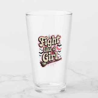 Kampf wie ein Mädchen - Sippe mit Stärke Glas