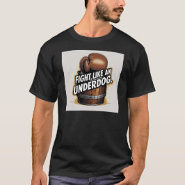 Kampf wie ein unterbrachter Handschuh T-Shirt