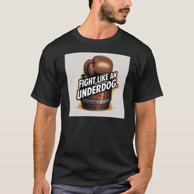 Kampf wie ein unterbrachter Handschuh T-Shirt (Vorderseite)