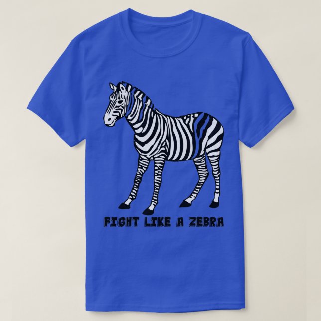 KAMPF WIE EIN ZEBRA EDS T-Shirt (Design vorne)