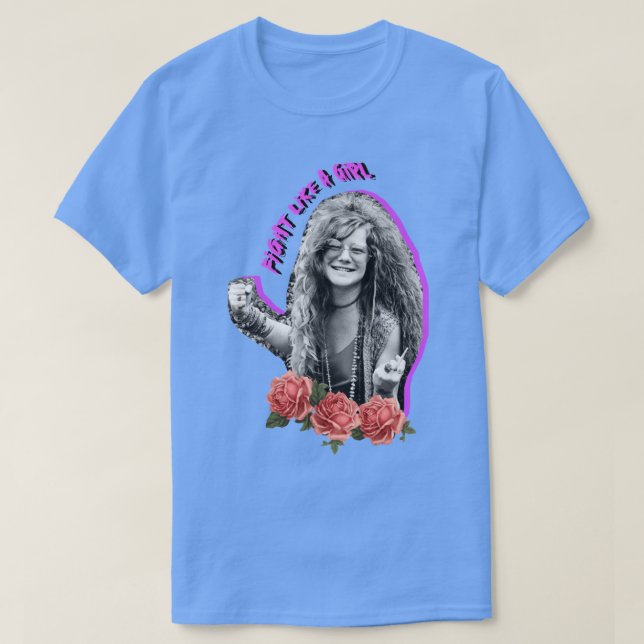 Kampf wie eine Mädchenkollektion T-Shirt (Design vorne)