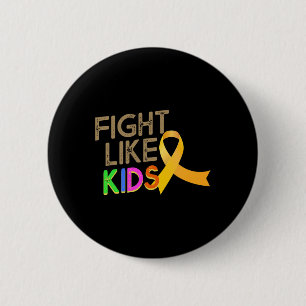 Kampf wie Kinder Kinder Krebs Bewusstsein Monat Y Button