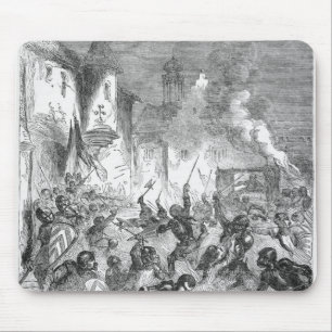 Kampf zwischen den englischen und französischen mousepad