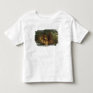 Kampf zwischen der französischen Fregatte Kleinkind T-shirt