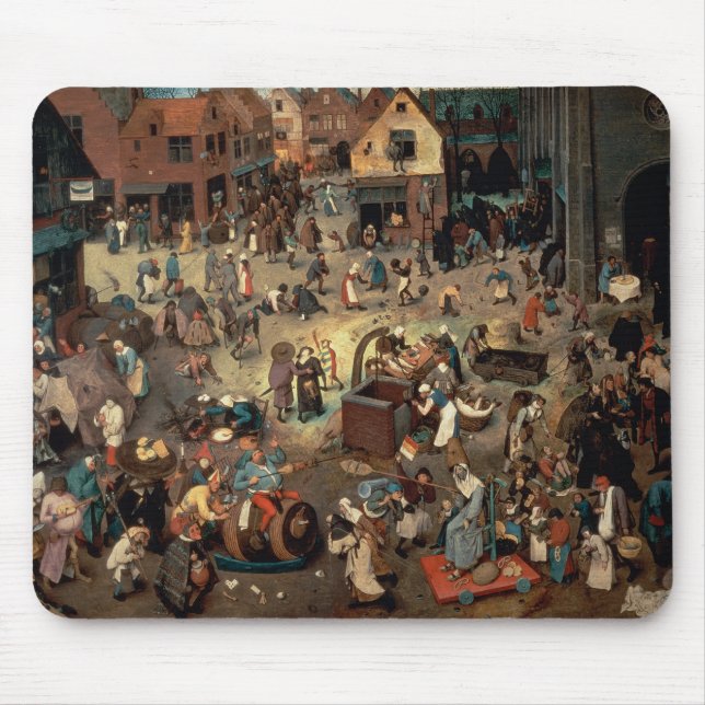 Kampf zwischen Karneval und geliehen, 1559 Mousepad (Vorne)