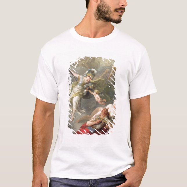 Kampf zwischen Minerva und Mars, 1771 T-Shirt (Vorderseite)