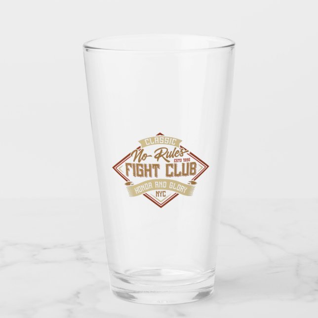 Kampfclub Glas (Vorderseite)