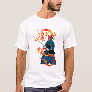 Kampfdrache: Hwa Rang Do Stick Fighting Dragon T-Shirt