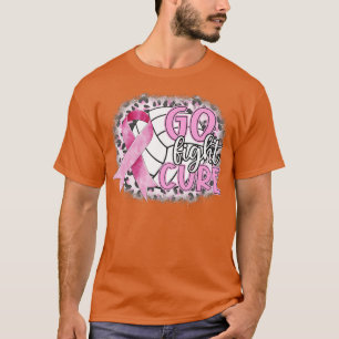 Kämpfe gegen Brustkrebs Pink Volleyball Brustkrebs T-Shirt