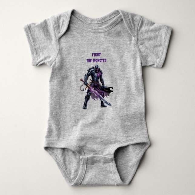 Kämpfe gegen das Monster  Baby Strampler (Vorderseite)