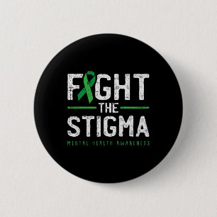 Kämpfe gegen das Stigma Psychische Gesundheit bewu Button