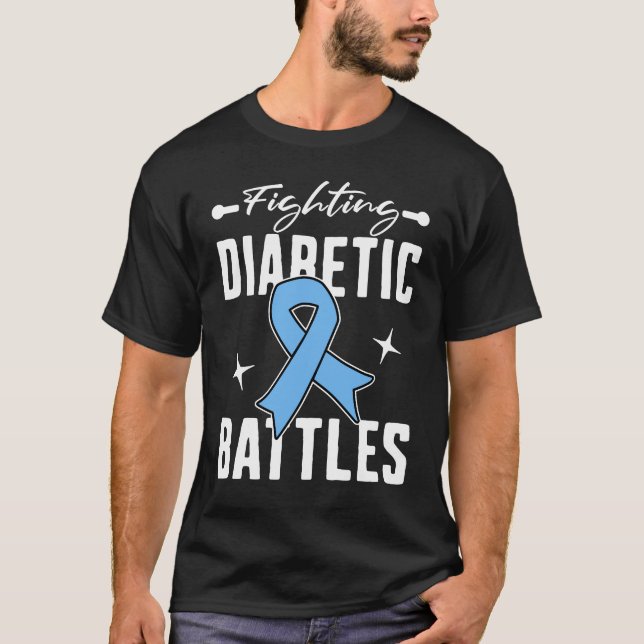 Kämpfe gegen Diabetes T-Shirt (Vorderseite)