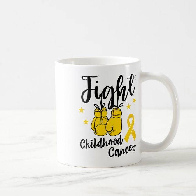 Kämpfe gegen Kinderkrebs Krieger im September trag Kaffeetasse (Rechts)