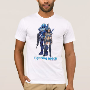 Kämpfe gegen Mech (Blaue Einheit) T-Shirt