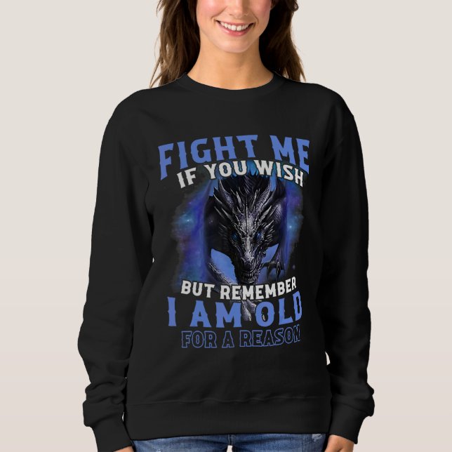 Kämpfe mich, wenn du willst, aber denkt daran, das sweatshirt (Vorderseite)