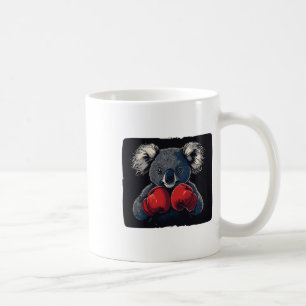 Kämpfe mit Koala-Bären in Handkostüm Kaffeetasse