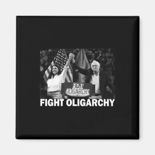 Kämpfe Oligarchie Bernie Sanders Und Aoc Freiheit  Magnet